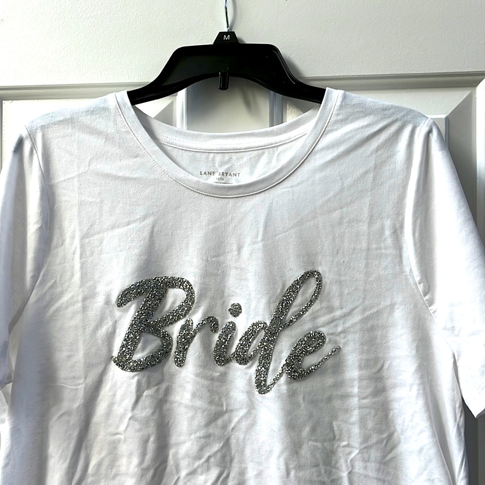 Looking for a T-shirt that screams BRIDE with a little bit of glitz?